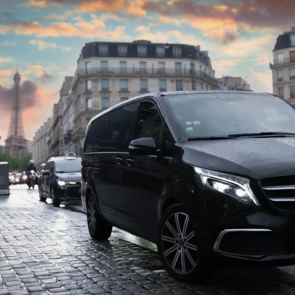 Mercedes V-Class París Torre Eiffel